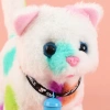 The 2025 new cute plush tongue-sticking electric polka dot cat children's simulation toy can walk, move and meow Application Scenario